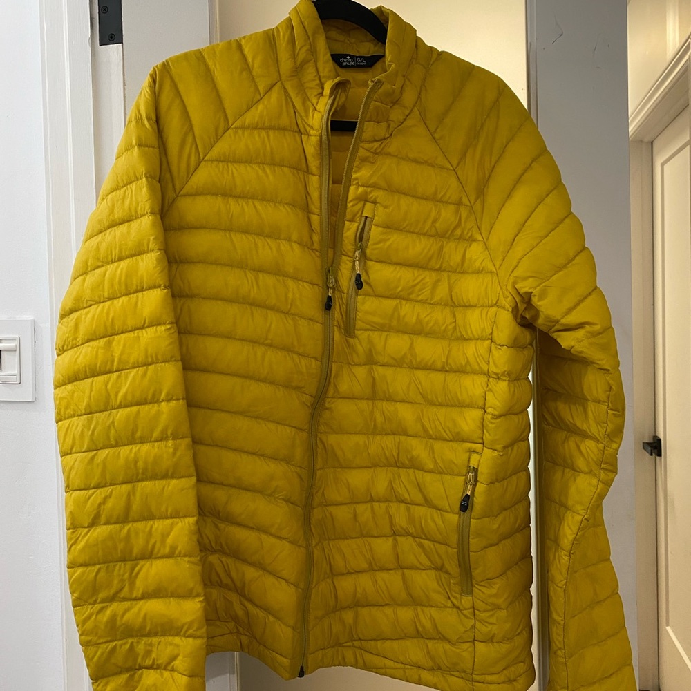 Vibrant Yellow Lightweight Puffer Jacket